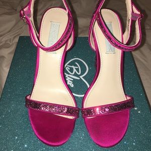 Pink Betsy Johnson platform sandals